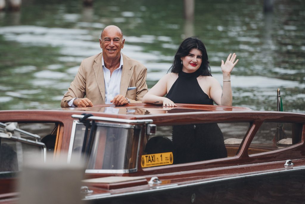 Maria Tomba e il Sindaco di Alassio Marco Melgrati.