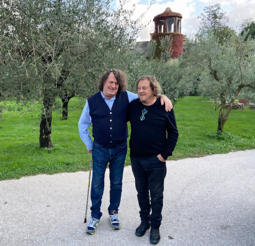 Zucchero e Stefano Senardi (Courtesy Stefano Senardi)